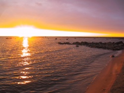 Beautiful Lake Huron sunset